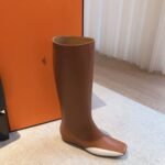 Hermes Kelly 24ss Long Boots Camel