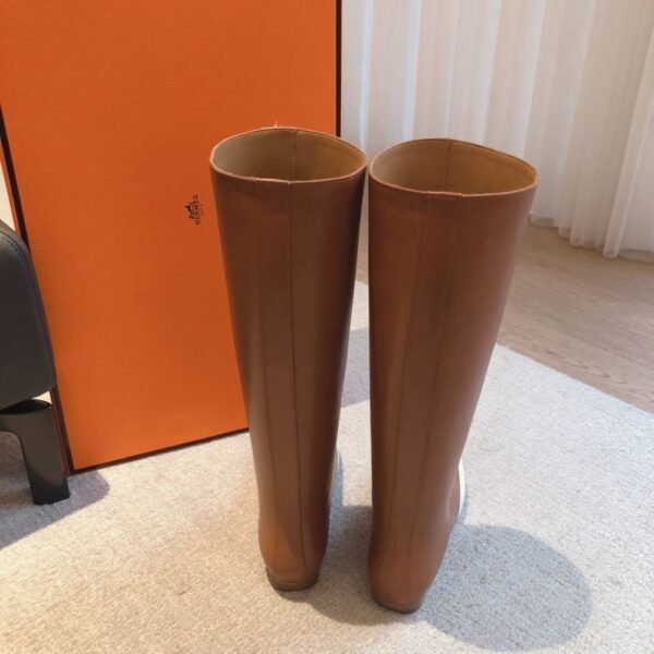 Hermes Kelly 24ss Long Boots Camel
