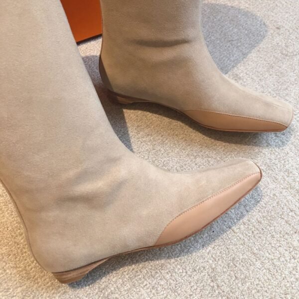 Hermes Kelly 24ss Long Boots Grey