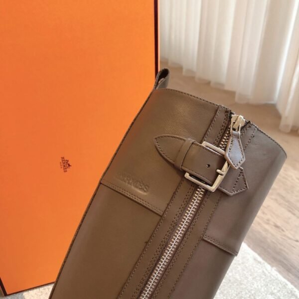 Hermes Kelly 24ss Leather Khaki