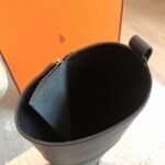 Hermes Kelly 24ss Leather Black