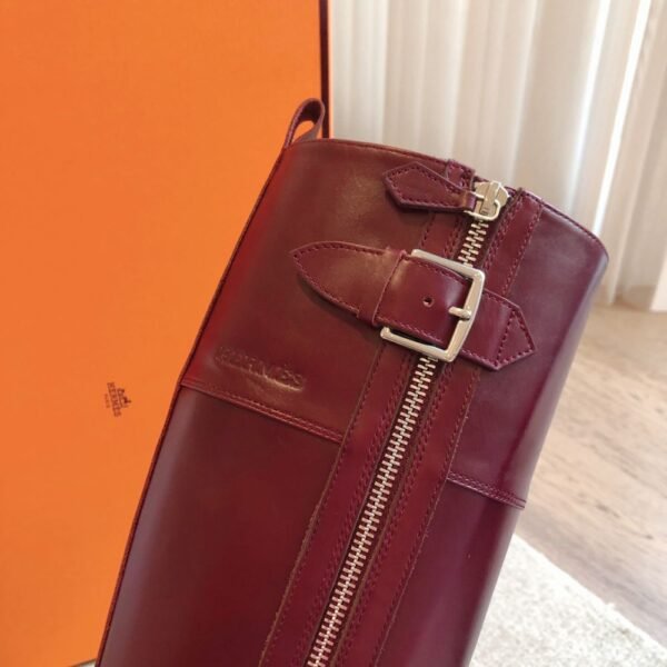 Hermes Kelly 24ss Leather Purple Red