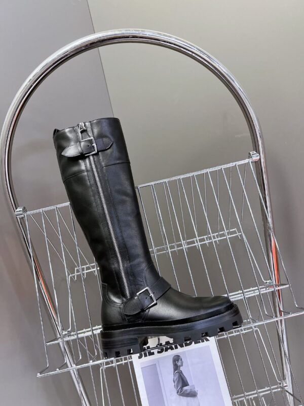 Hermes Long Boots Black