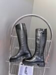 Hermes Long Boots Black
