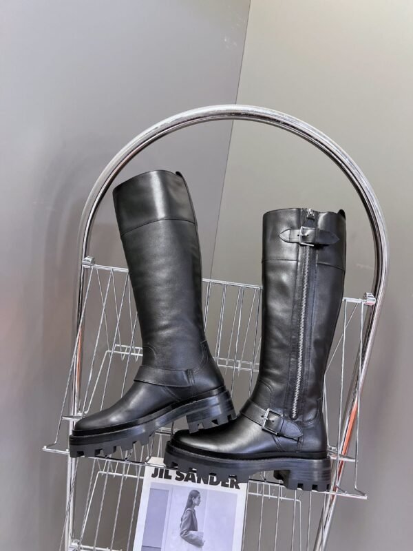Hermes Long Boots Black