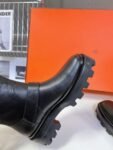 Hermes Long Boots Black