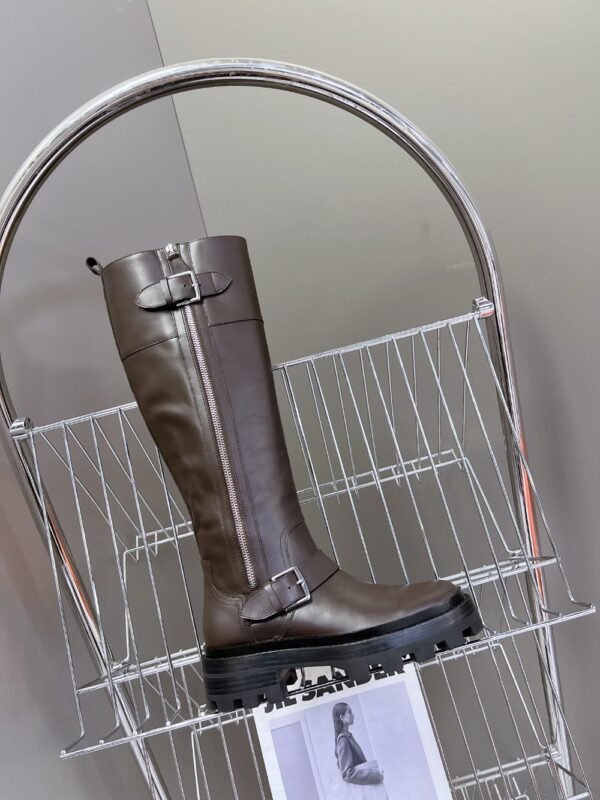 Hermes Long Boots Brown