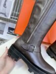 Hermes Long Boots Brown