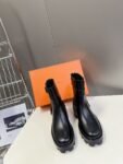 Hermes Ankle Boots Black