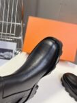Hermes Ankle Boots Black