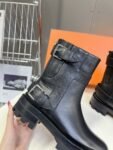 Hermes Ankle Boots Black