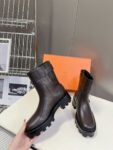 Hermes Ankle Boots Brown