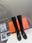 Hermes Long Boots Black