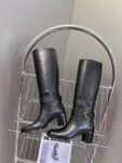 Hermes Long Boots Black