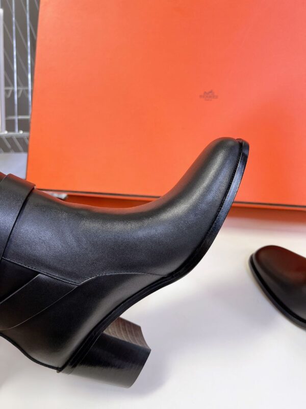 Hermes Long Boots Black