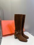 Hermes Long Boots Brown