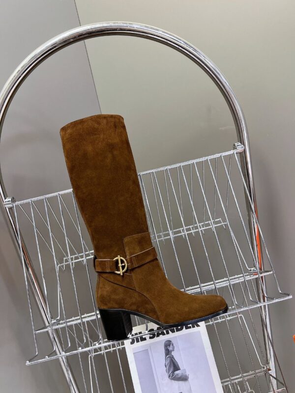 Hermes Long Boots Brown