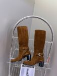 Hermes Long Boots Brown