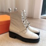 Hermes Eclair Boots White