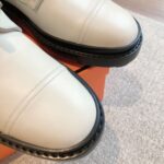 Hermes Eclair Boots White