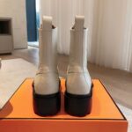 Hermes Eclair Boots White