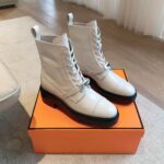 Hermes Eclair Boots White
