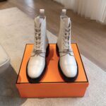 Hermes Eclair Boots White