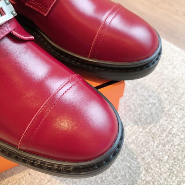 Hermes Eclair Boots Red Pink