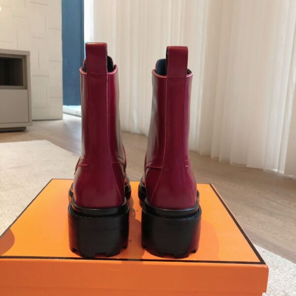 Hermes Eclair Boots Red Pink