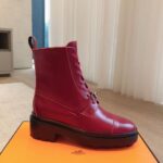 Hermes Eclair Boots Red Pink