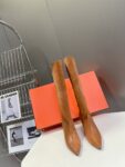 Hermes Long Boots  Brown