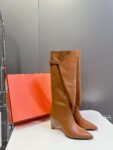 Hermes Long Boots  Brown