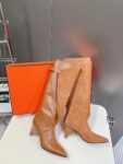 Hermes Long Boots  Brown