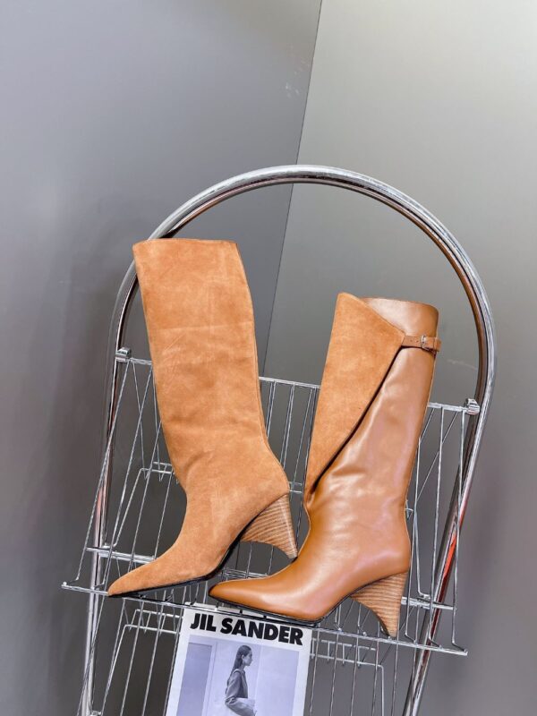Hermes Long Boots  Brown