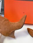 Hermes Long Boots  Brown