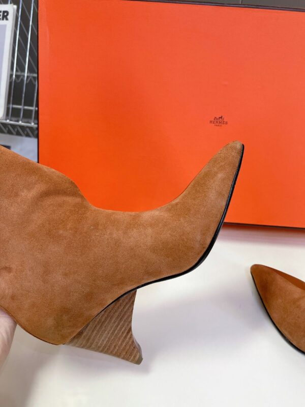 Hermes Long Boots  Brown