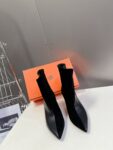 Hermes Ankle Boots  Black