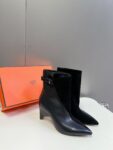 Hermes Ankle Boots  Black