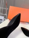 Hermes Ankle Boots  Black