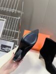 Hermes Ankle Boots  Black