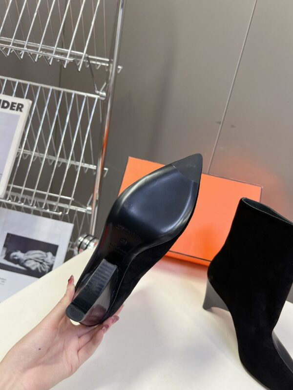 Hermes Ankle Boots  Black