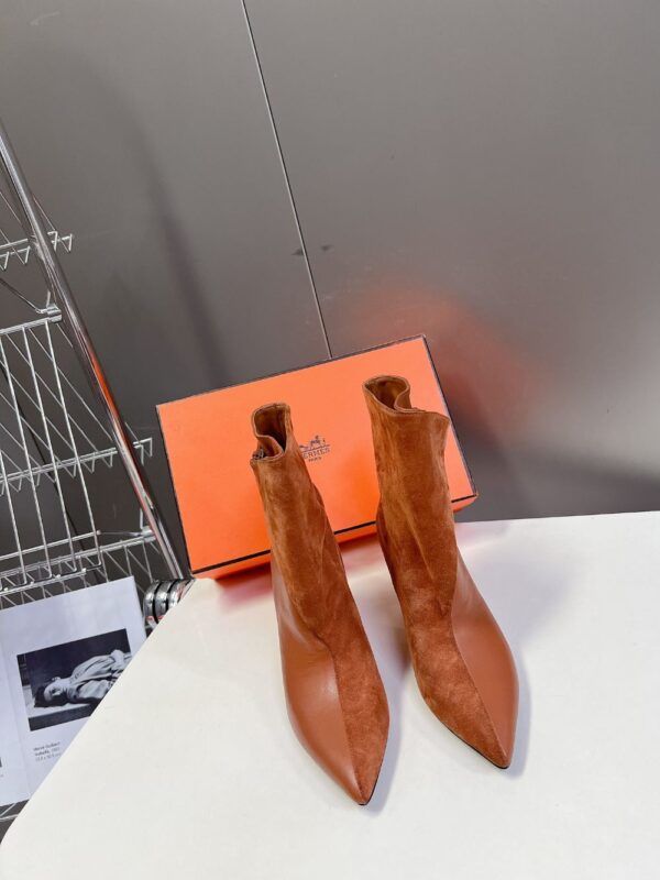Hermes Ankle Boots  Brown