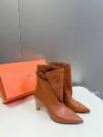Hermes Ankle Boots  Brown