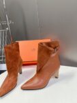Hermes Ankle Boots  Brown