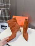 Hermes Ankle Boots  Brown