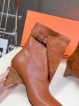Hermes Ankle Boots  Brown