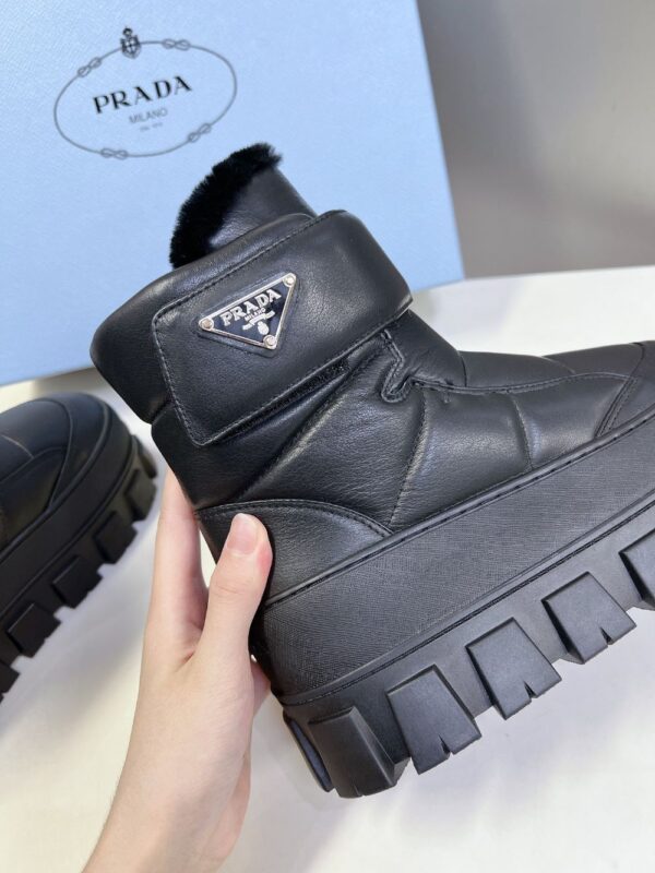 Prada Thick Sole Boots Black