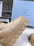 Prada Thick Sole Boots Khaki