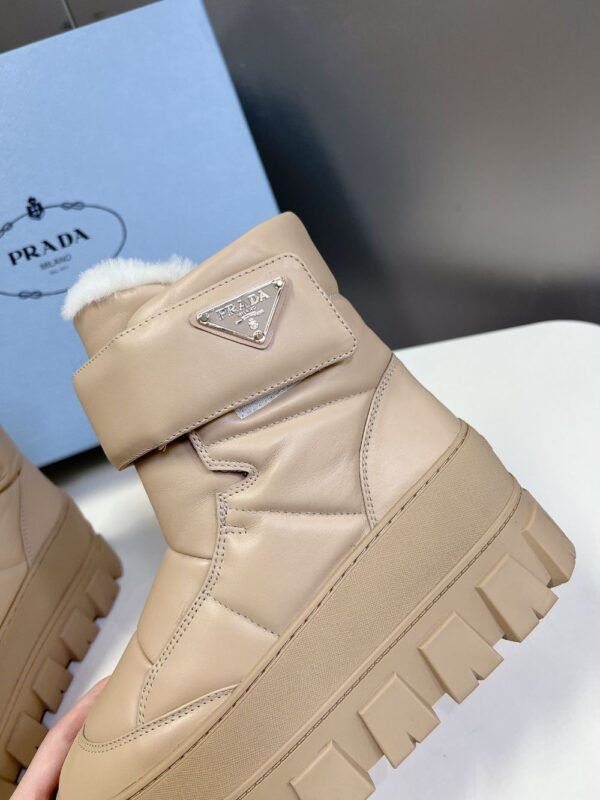 Prada Thick Sole Boots Khaki