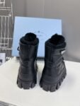 Prada Thick Sole Boots Black
